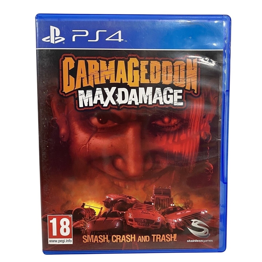 Sony Playstation 4 PS4 Carmageddon Max Damage Video Game No Manual Racing